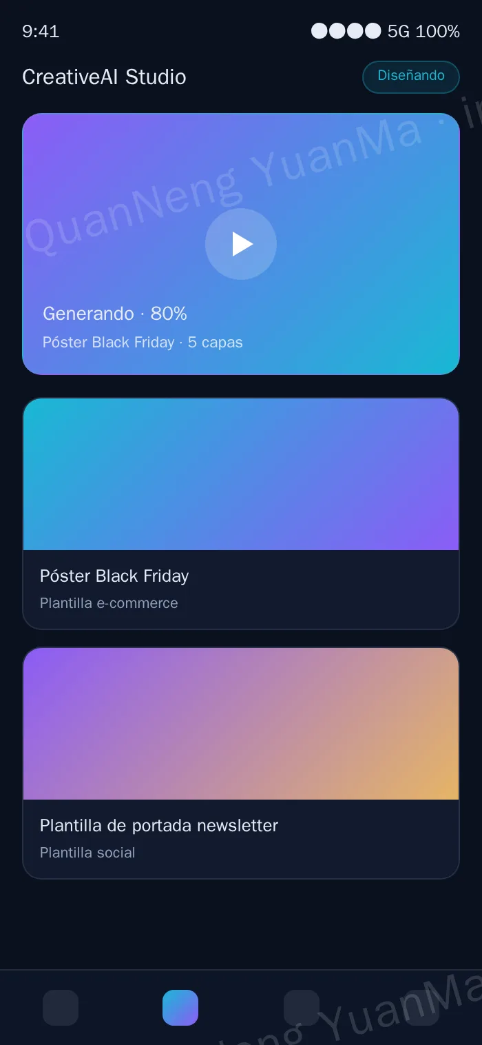 Página H5 de diseño