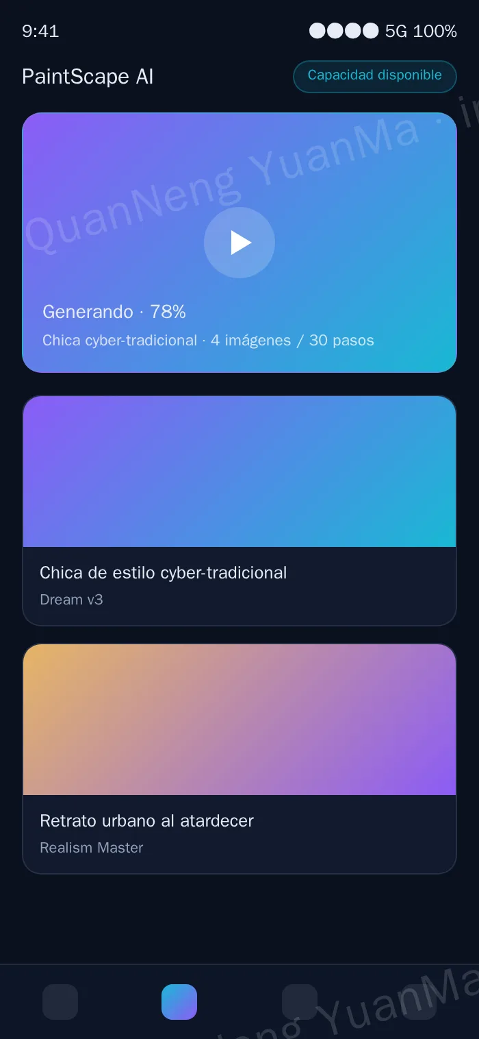 Página H5 de generación