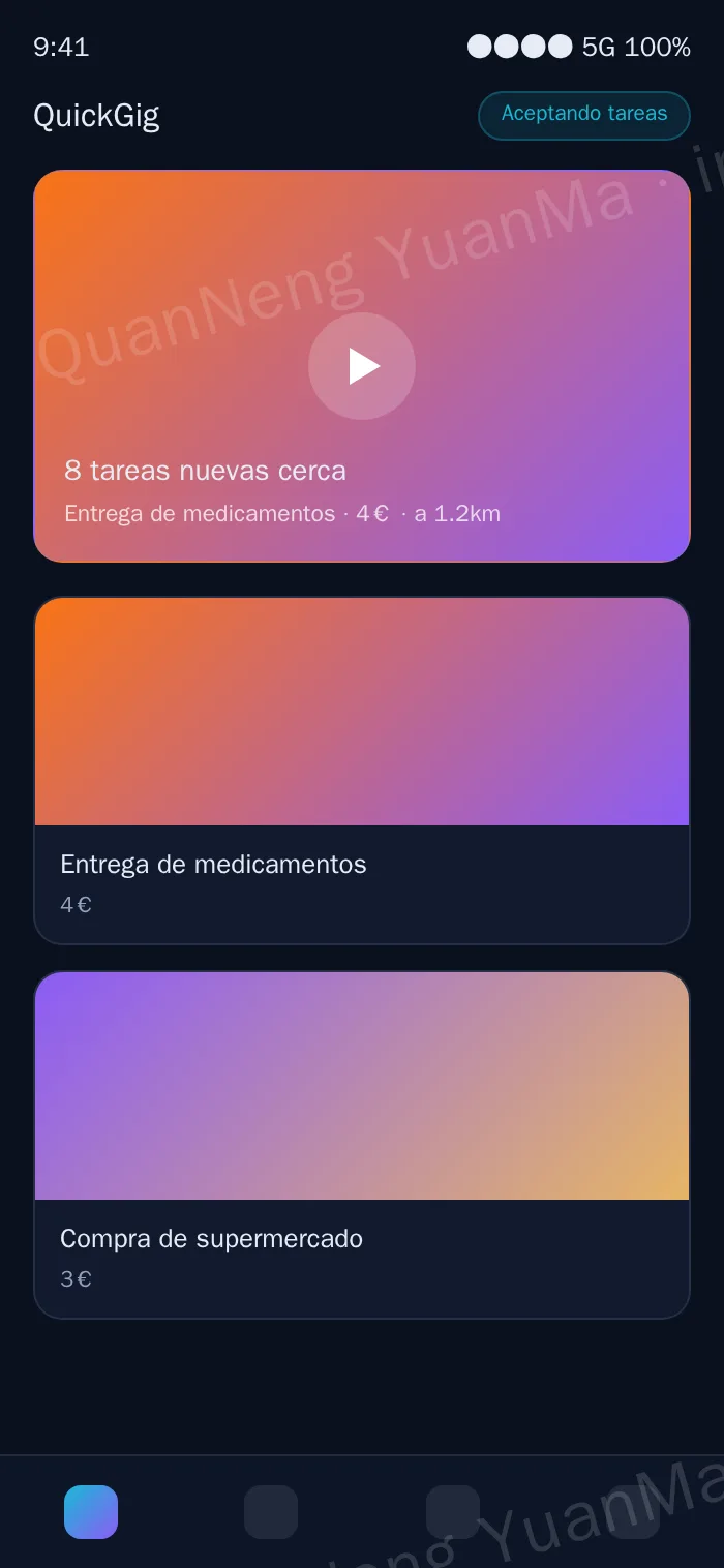 Página H5 de tareas